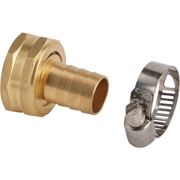 Best Garden 5/8 In. Female Brass Hose End Repair Hose Coupling - GB9411-5/8"