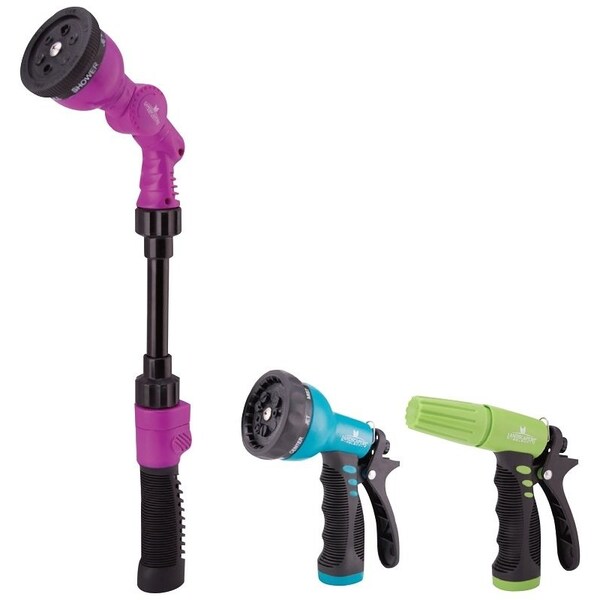 Landscapers Select GW53501+GN434541+GN1 Spray Nozzle Set, Garden Watering Tools, Plastic, For: Garden Watering - GW53501+GN434541+