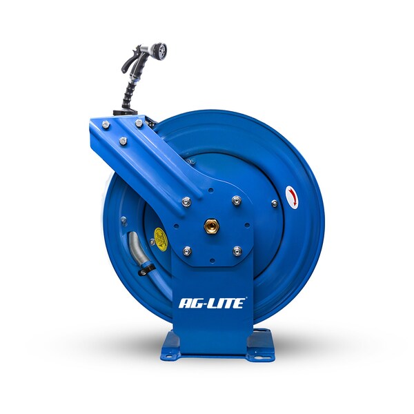 Ag-Lite Ag-Lite Rubber Water Hose Reel 3/4" X 65' (Dual Arm) with 6' Lead-in-Hose - ALWRDA3465
