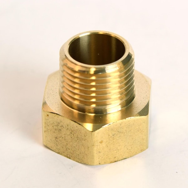 Homeplus+ ATC Brass 3/4 in. D X 1/2 in. D Hose Adapter 1 pk - 6JC126301511014