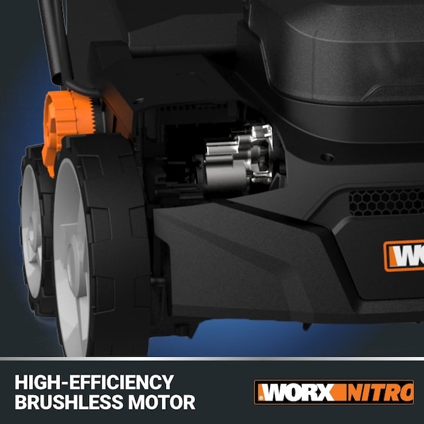 Worx 40V Brushless 14 in. Cordless Dethatcher Powershare, Battery and Charger Included - WG855