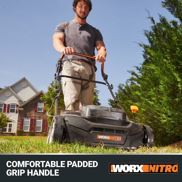 Worx 40V Brushless 14 in. Cordless Dethatcher Powershare, Battery and Charger Included - WG855