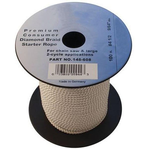 Aftermarket 145608 100' Diamond Braid Starter Pull Rope Cord 412 Push Lawn Mower - OTK20-0953