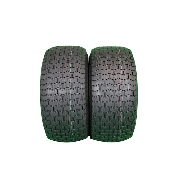 Antego 22 x 9.5-12 in Lawn Mower Tire & Wheel, 4 Ply, Yellow, 2 PK - A127500601042295012