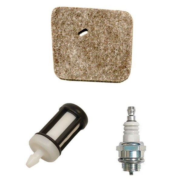 Aic Replacement Parts Air Fuel Filter Spark Plug Fits Stihl FS38 FS45 FS46 FS55 HS45 FC55 Trimmers - 4140-007-1800