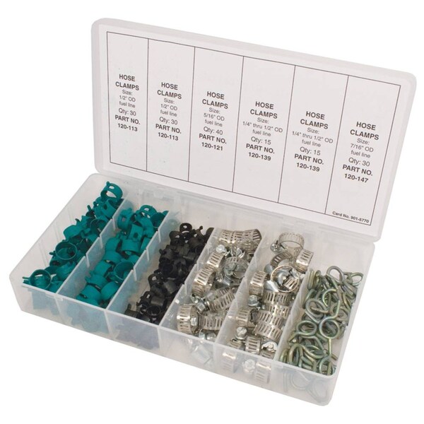 Stens Hose Clamp Assortment Includes 160 Pieces Lawn Mowers - 415-170