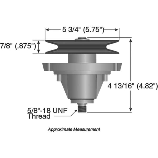Stens Spindle Assembly Fits Oem - Mtd Troy-Bilt 918-0574C 285-105 - 285-105