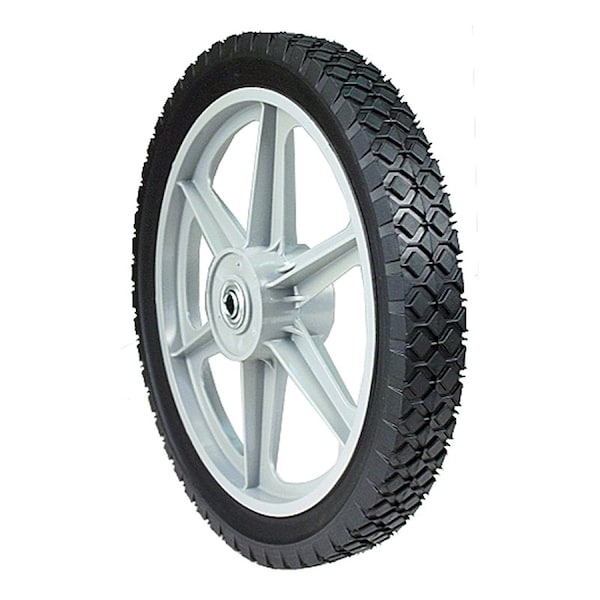 Maxpower MaxPower 1.75 in. W X 14 in. D Lawn Mower Replacement Wheel - 335110