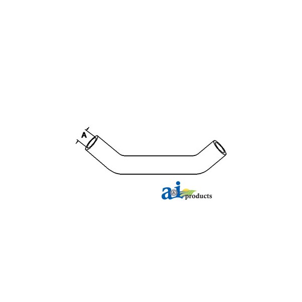 A & I Products Radiator Hose, Upper 11" x1.5" x1.5" - A-86519847