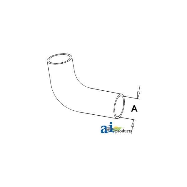A & I Products Radiator Hose, Lower 6" x2" x2" - A-C9NN8286A