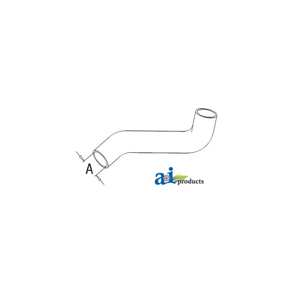 A & I Products Radiator Hose, Bottom 9" x3" x2" - A-579773M1