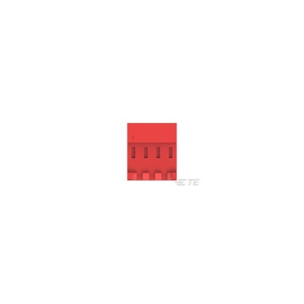 Ensamble de TE Connectivity 04P MTA156 22AWG ROJO LF - 3-647478-4