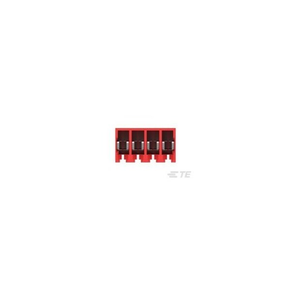 Ensamble de TE Connectivity 04P MTA156 22AWG ROJO LF - 3-647478-4