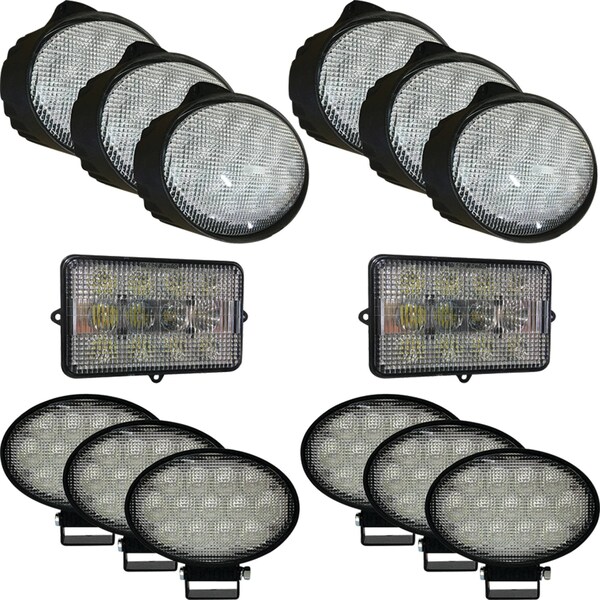 Tiger Lights Complete LED Light Kit For John Deere 9470 STS, 9560 STS Off-Road Light; - JDKIT-5