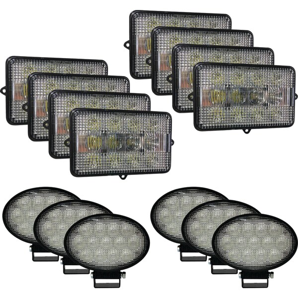Tiger Lights 12V Complete LED Light Kit For John Deere 9400, 9410 Off-Road Light; - JDKIT-4