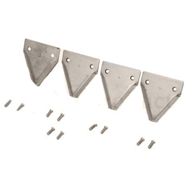 Aftermarket New 12 Gauge Serrated Chrome Top Sickle Section Fits John Deere Combine - 711-003