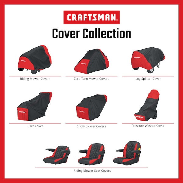 Craftsman Riding Mower Seat Cover, 14 Inch - CMXGZAA52002301