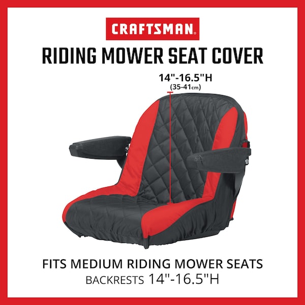 Craftsman Riding Mower Seat Cover, 14 Inch - CMXGZAA52002301
