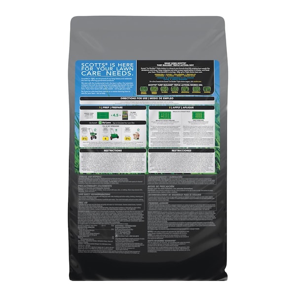 Scotts Scotts Turf Builder Triple Action Weed & Feed Lawn Fertilizer For Multiple Grass Types 12000 sq ft - 26019