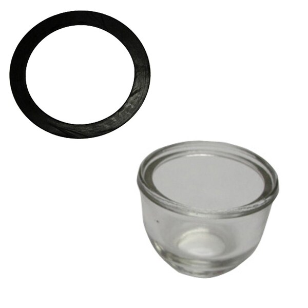 Aic Replacement Parts NAA9160A 9N9162 Rubber Gasket & Fuel Sediment Glass Bowl Fits Ford 2N 8N 9N NAA - FSH10-0010BWLGSKT