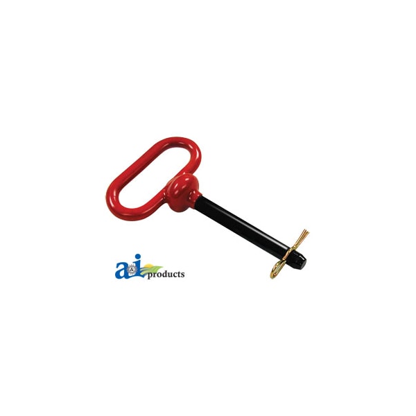 A & I Products Hitch Pin, Red Handled 5/8" x 4 7" x4.5" x1" - A-HP102