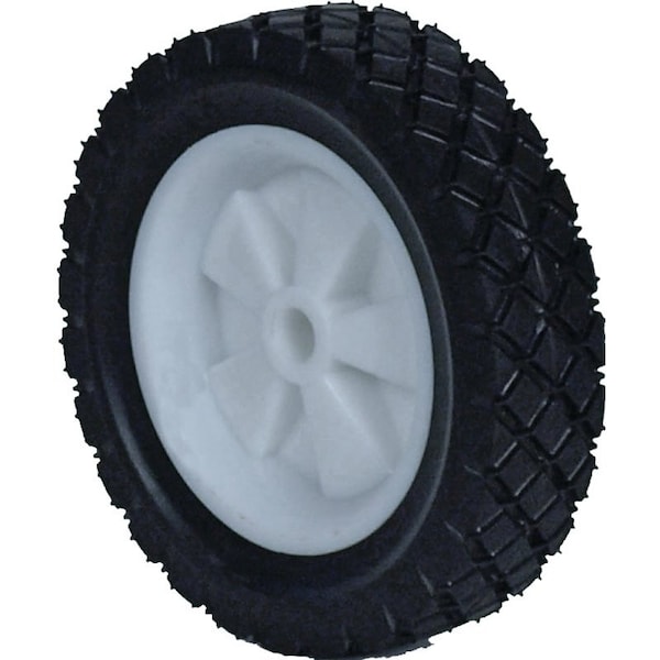 Martin Wheel Lawn Mower Wheel, Semi-Pneumatic, Plastic/Rubber - 715P-OF