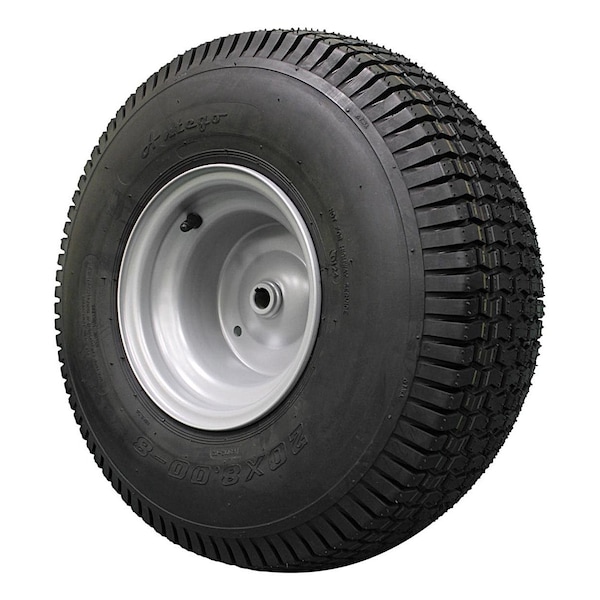 Antego 20 x 8-8 in Lawn Mower Tire, Husqvarna Silver, 2 PK - A870500104208008