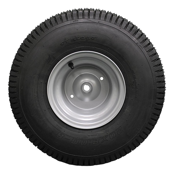 Antego 20 x 8-8 in Lawn Mower Tire, Husqvarna Silver, 2 PK - A870500104208008