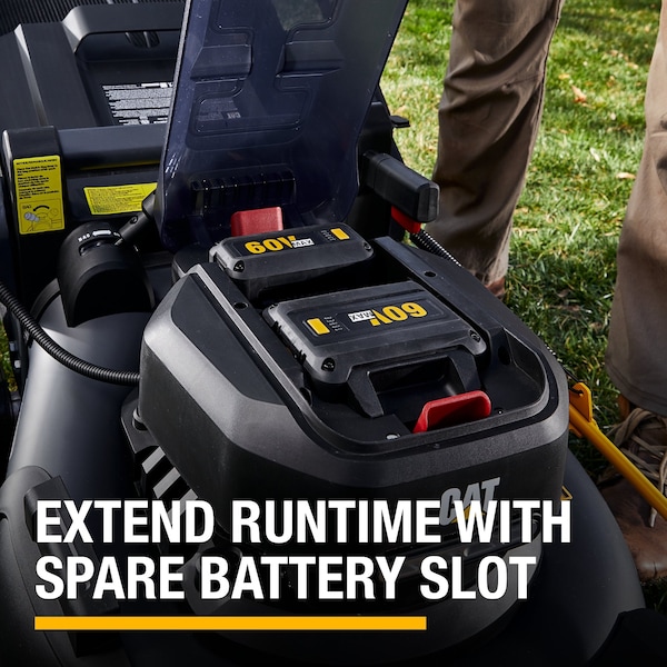 Caterpillar Cat 60V 21 in. Self-Propelled Brushless Lawn Mower, 5.0ah Battery and Charger Included - DG671