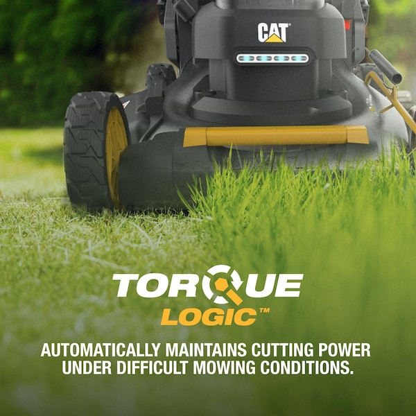 Caterpillar Cat 60V 21 in. Self-Propelled Brushless Lawn Mower, 5.0ah Battery and Charger Included - DG671