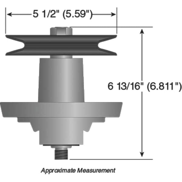 Stens New 285-131 Spindle Assembly For Mtd 17Aa5B4G, 17Aa5B4G709, 17Aa5B4G710, 17Ba5A4G709 - 285-131