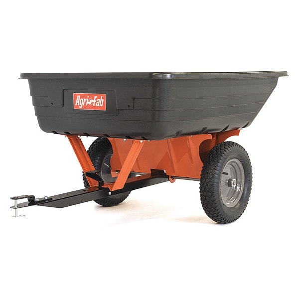 Agri-Fab Trailer Cart, 10.0 cu.ft., Rubber Wheels - 45-0533