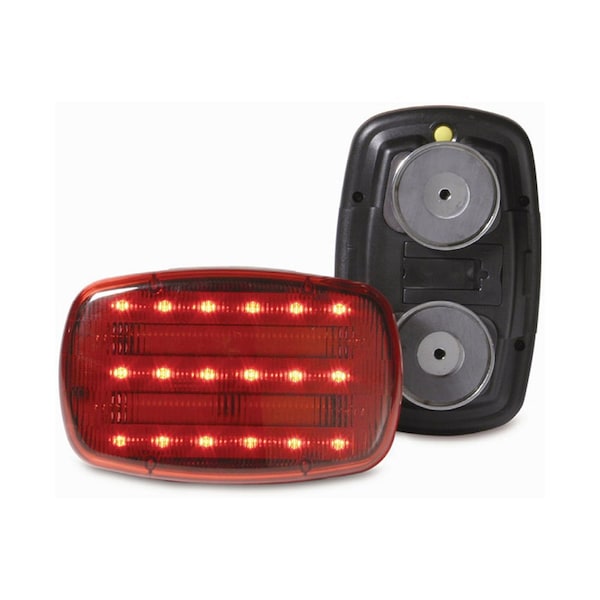 Aftermarket 18 Led Magnetic Battery Operated Led Safety Light Red, HF18RPHD HF18RHD - ELJ50-0492
