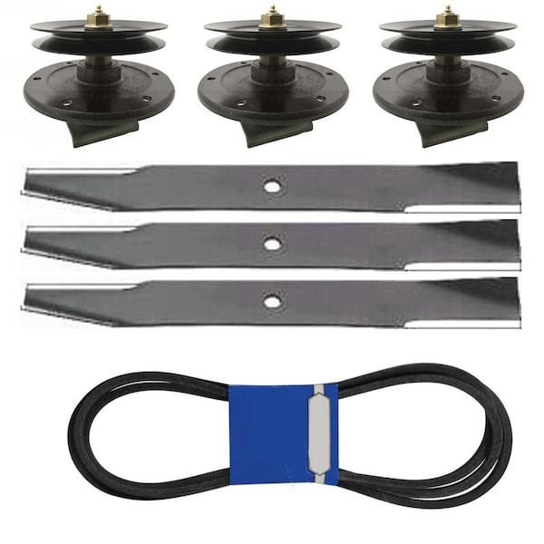 Aic Replacement Parts 52 Z Master Mower Deck Rebuild Kit Spindles Blades Belt Fits Toro - B1TR01-BLADE&BELT