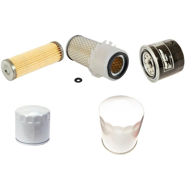 Aic Replacement Parts Filters Fits Kubota Models F2400, F2400B Front Mowers w/D1105-F Eng. - 1146934-FILTERS
