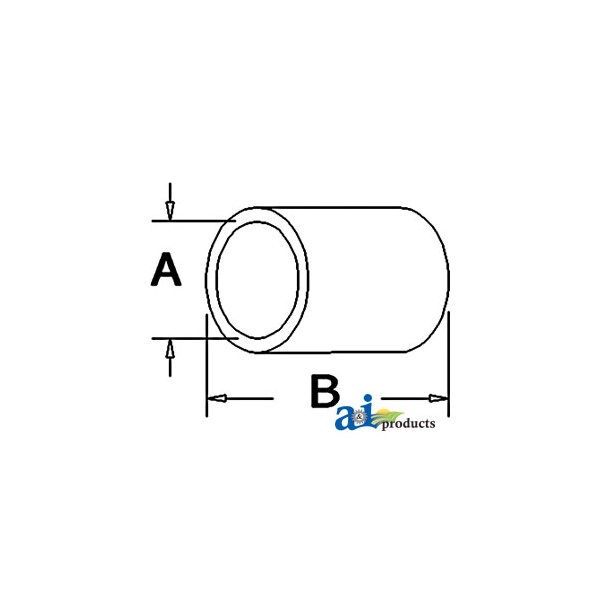 A & I Products Bulk Hose, 1 7/8" ID 36.5" x2.5" x2.5" - A-HS18753