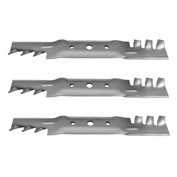 Aic Replacement Parts Fits John Deere Mower L120 & L130 Mulch Blades for 48'' Deck - GX20250 - LAB50-0206_X3