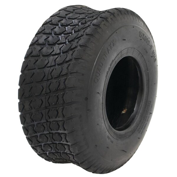Stens Tire Replaces 15X6.00-6 Quad Traxx 4 Ply, 160-812 - 160-812