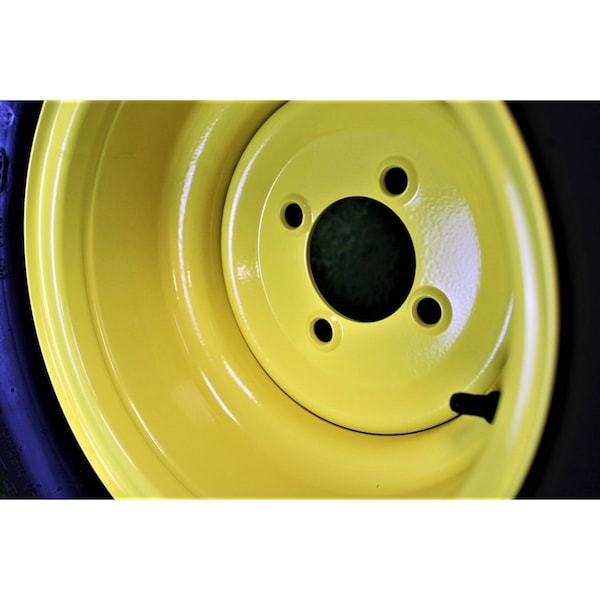 Antego 22 x 9.5-10 in Lawn Mower Tire & Wheel, 4 Ply, Yellow, 2 PK - A107008200647042295010
