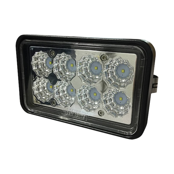 Tiger Lights 12V Skid Steer Headlight For Case 40XT, 410 Flood Offroad Light; - TL750