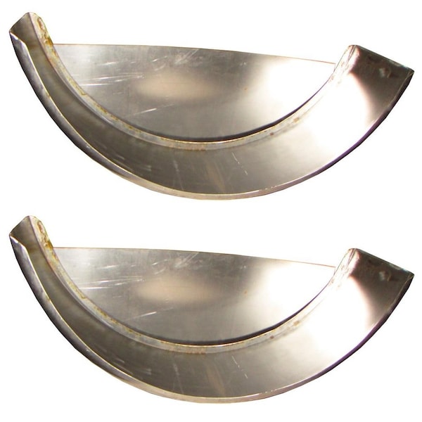 Aic Replacement Parts One Pair of 9 x 32 x 15 Trailer Axle Steel Fenders with High Backs Installed - TLR74-0001_X2