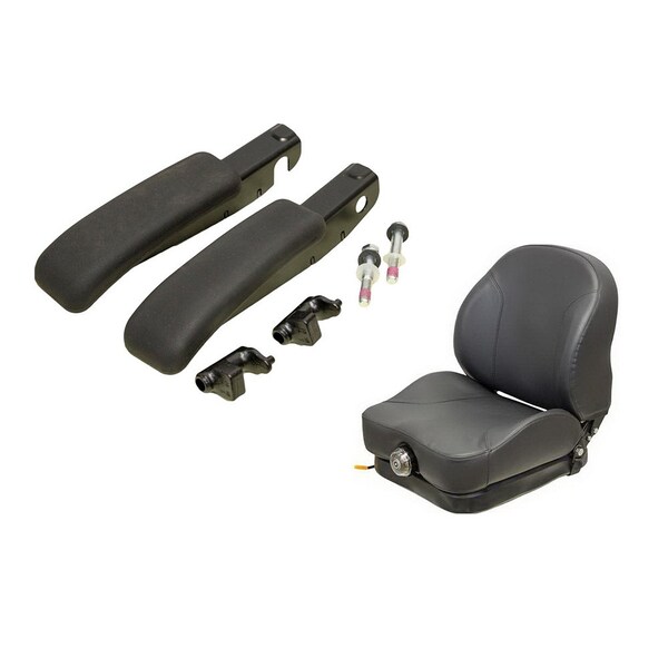 Aic Replacement Parts Gray Uni Pro Suspension Seat Fits Exmark Front Runner Lazer Z Fits John Deere - 8383-SEAT
