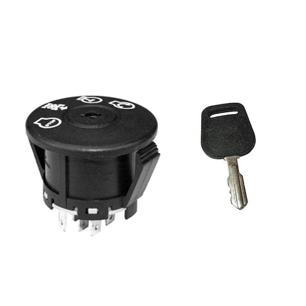 Aic Replacement Parts Starter Ignition Key Switch fits Ariens Gravely 21546319 Fits Craftsman 33457 - ELT20-0054