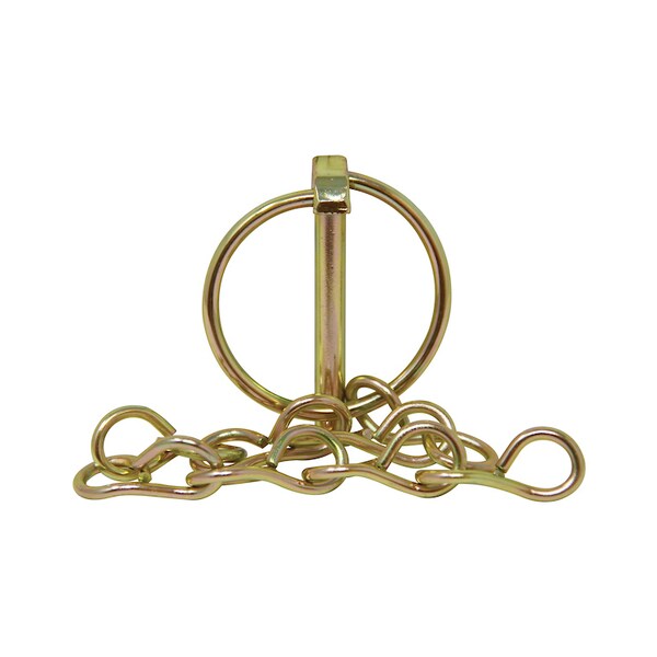 A & I Products Lynch Pin, w/ Chain .250" (5 pk) 6" x4" x2" - A-PN102C