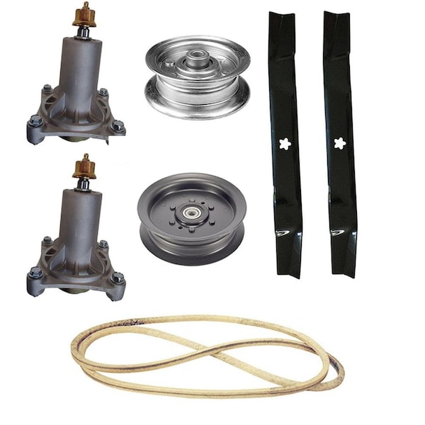Aic Replacement Parts 42 Lawn Mower Deck Parts Rebuild Kit Fits Husqvarna YTH22V42 YTH2042 - KT-LAS20-0014
