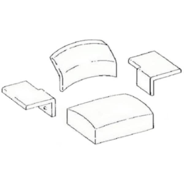 Aic Replacement Parts 8H433 4H4078 8H9167 Seat Cushion Set Fits Caterpillar Fits CAT D5 D6C D7 D8 D9 - 8H433CAT4PC-COMPLTCSHNSET