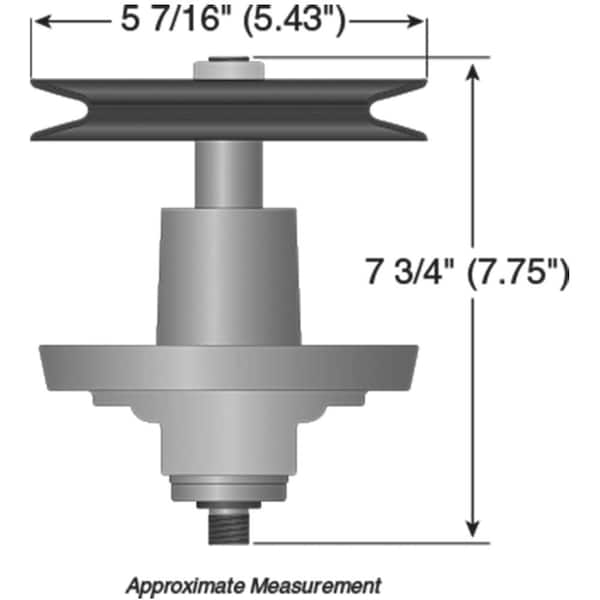 Stens Spindle Assembly For Mtd 918-04608A , 285-859 - 285-859