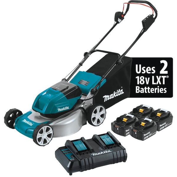 Makita LXT Brushless 18" Lawn Mowe, 36V (18V x2) - XML03CM1