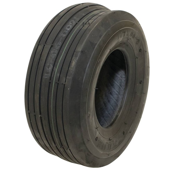 Stens 13x5.00-6 Lawn Mower Tire, 2 Ply, Rib, 20 psi - 160-640