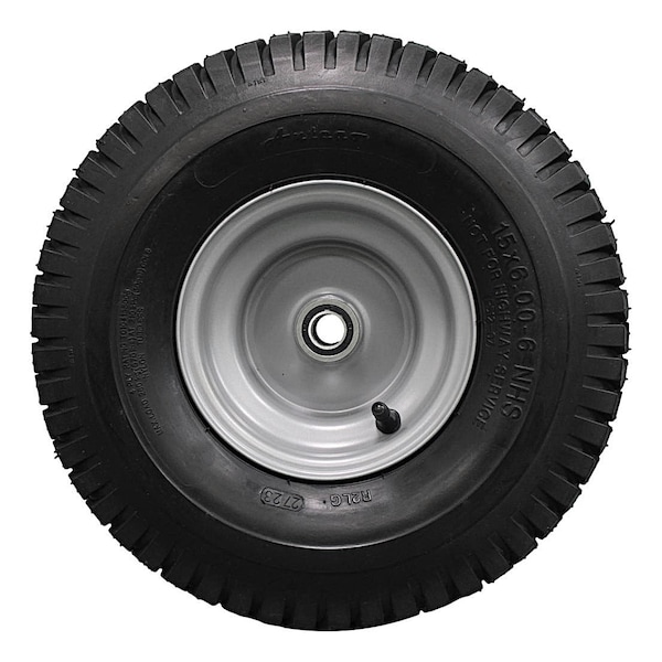 Antego 15 x 6-6 in Lawn Mower Tire, Husqvarna Silver, 2 PK - A6451240500104156006